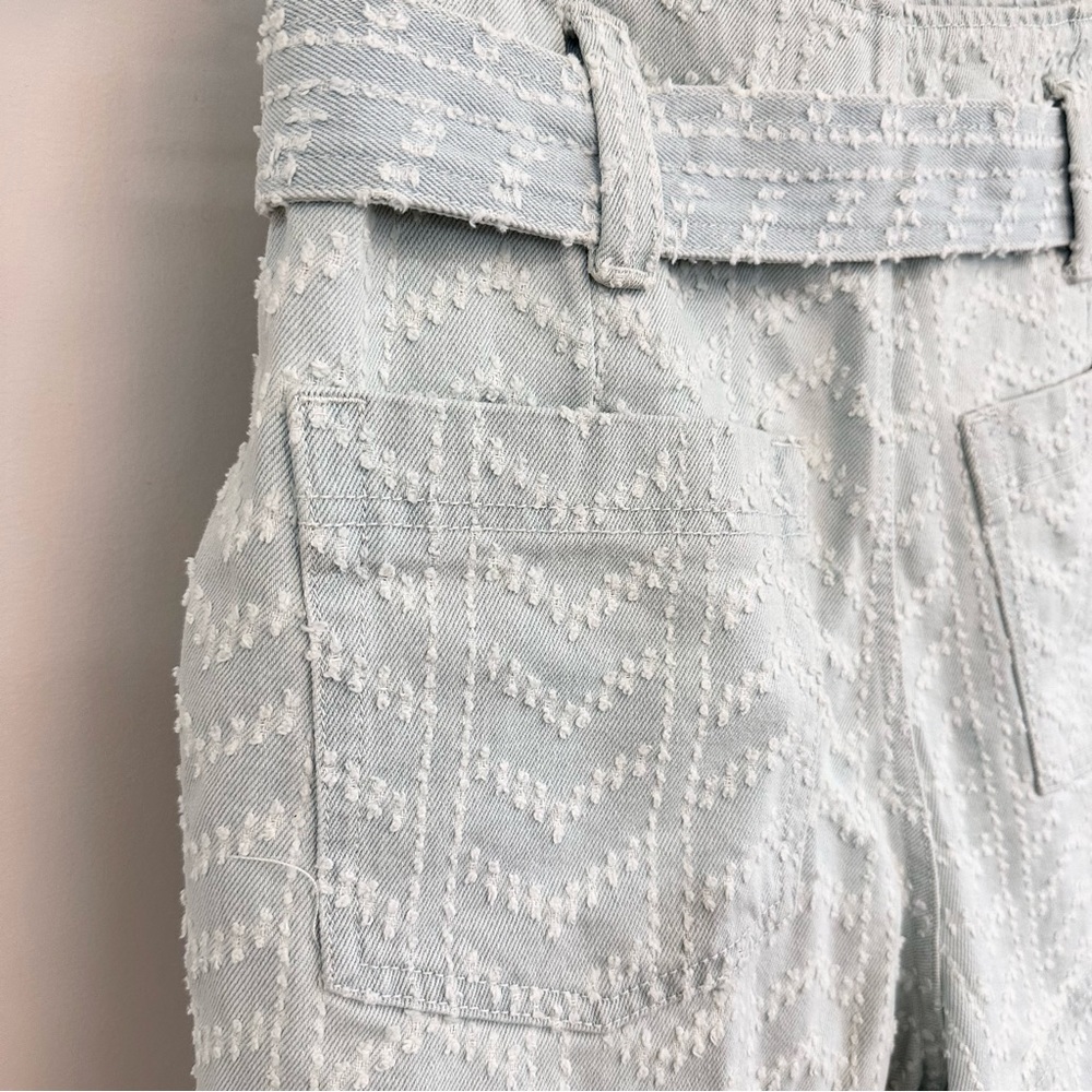Happy Nature Kate Hudson High Waist Texture Chevron Button Fly Short NWT… - Picture 7 of 11